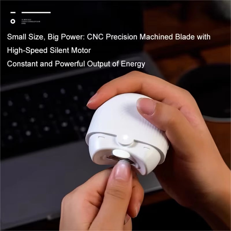 TrimEase Pro: Electric Nail Clippers with Light – Safe, Smooth & Effortless Grooming for All Ages