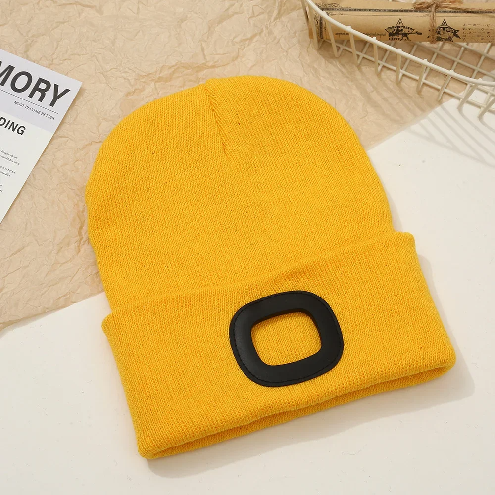 GlowGear™ LED Beanie Hat: USB Rechargeable Winter Headlamp Cap for Warmth & Hands-Free Light